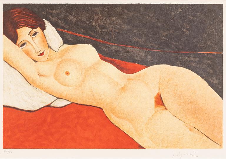 Amadeo Modigliani, After, “Nu Couché”.