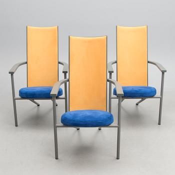 TIMO SAARNIO, NOJATUOLEJA, 3 KPL, "Intimo", Martela. Malli suunniteltu 1989.