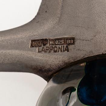 Björn Weckström, pendant, “Space apple”, silver, acrylic, Lapponia 1979.