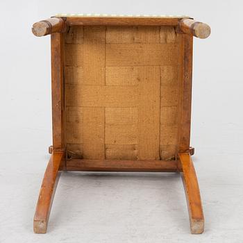 A pair of Karl-Johan stools, Sweden, first half of the/mid19th century.