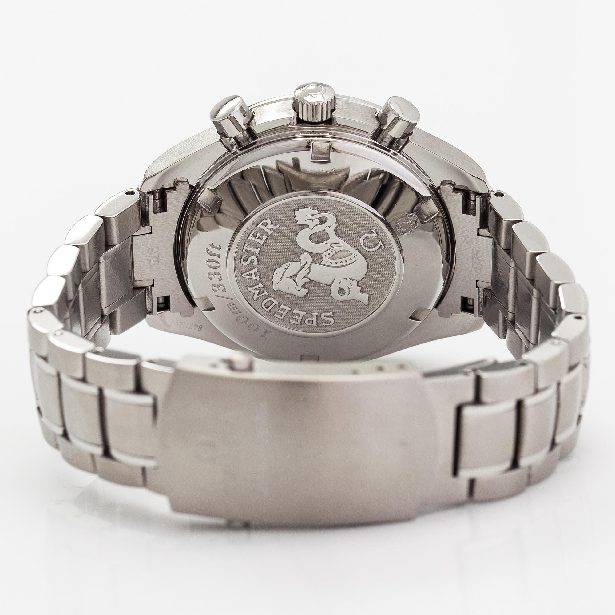 Omega, Speedmaster, Chronometer, 100m, wristwatch, 40 mm.