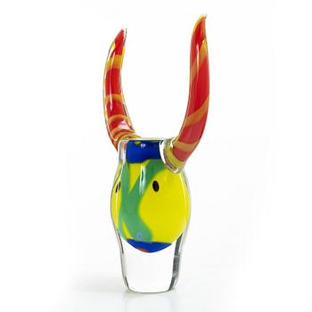 Erik Höglund, vas, glas, Studioglas, Strömbergshyttan, 1997.