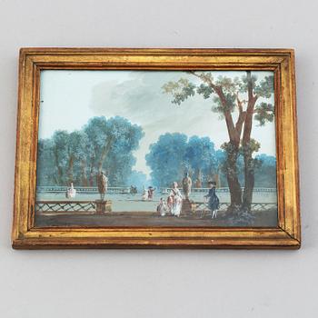 Unknown artist 18th Century. Miniature. Signed and dated 1778.