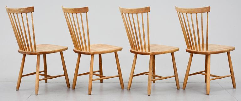 STOLAR, 4 st, "Lilla Åland" Carl Malmsten, 1940-tal.