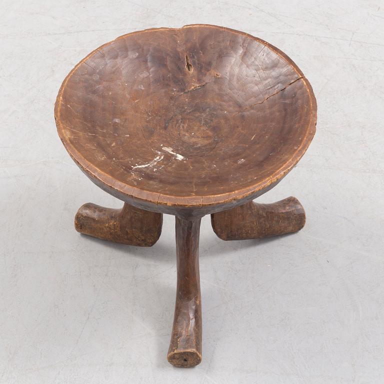 A 20th century African stool.
