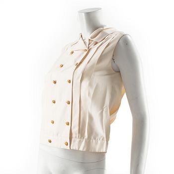 BLOUSE/WEST, Chanel, size 36.