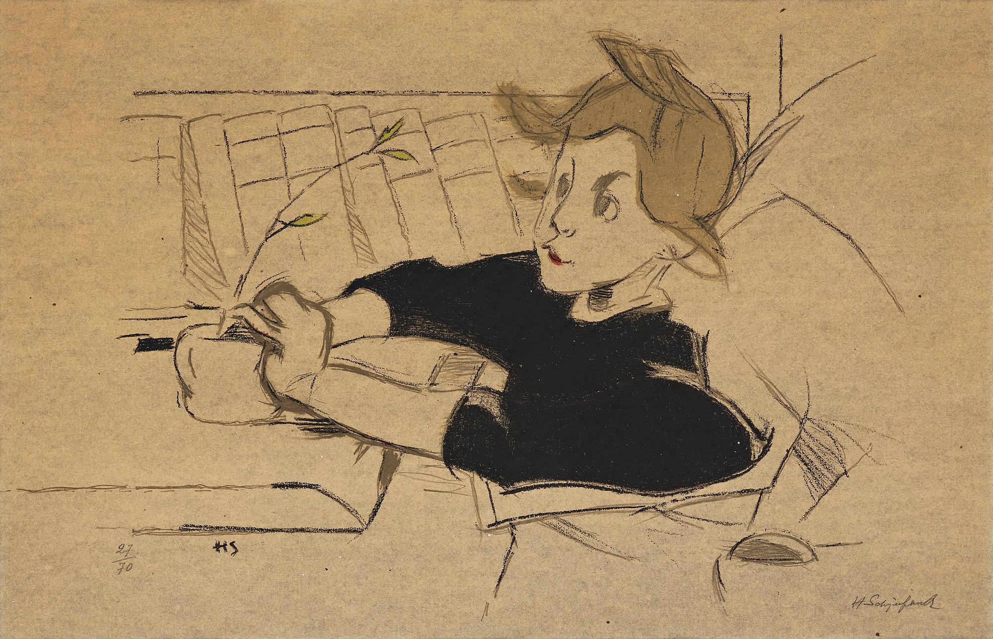 Helene Schjerfbeck, "Konvalescenten".