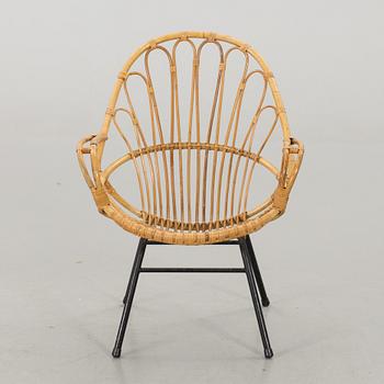 A TABLE AND AN ARMCHAIR. Second half of 20th century.