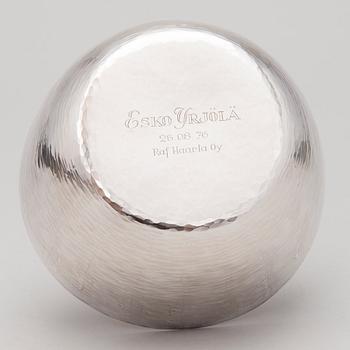 TAPIO WIRKKALA, SKÅL,  silver, stämplad TW, Hopeakeskus, Tavastehus 1975.