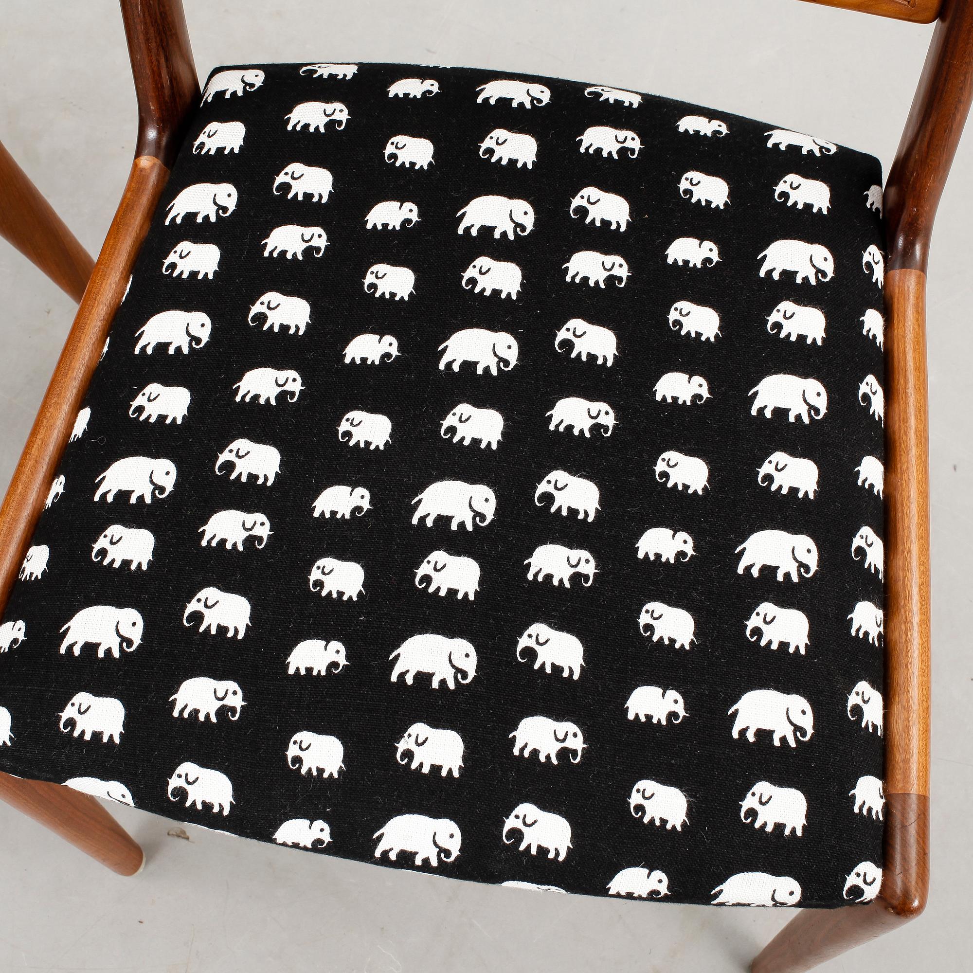 MATSALSGRUPP 9 delar, teak, 1900-talets mitt.