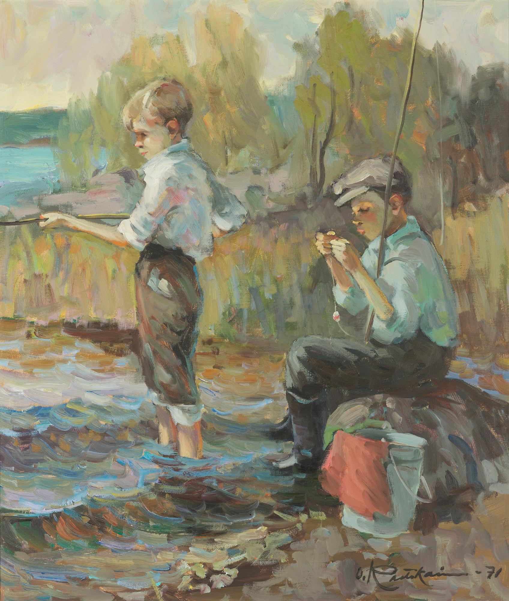 Orvo Raatikainen, oil on canvas, signed and dated -71.