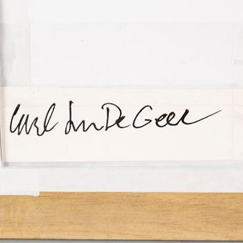 CARL JOHAN DE GEER, photograph signed on the back of the frame.