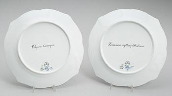 TALLRIKAR, 1 par, porslin, Royal Copenhagen, 1900-talets första hälft.