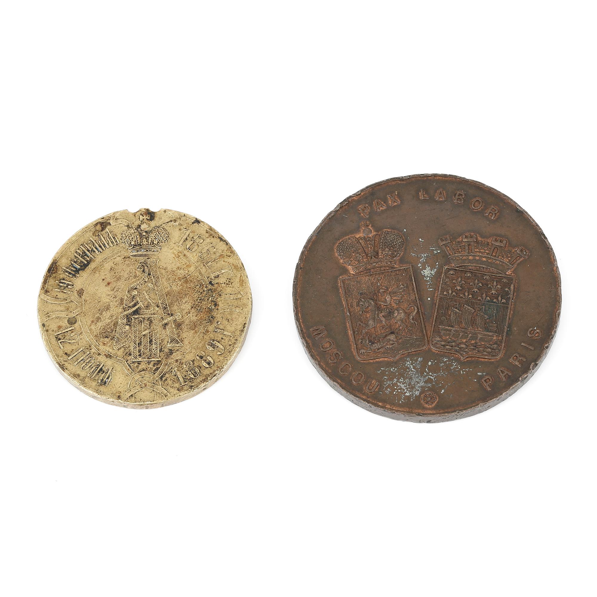 MINNESMEDALJER, 3st, Ryssland, 18-1900-tal.