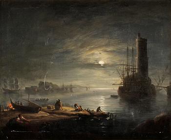 258. "Harbour in moonlight".