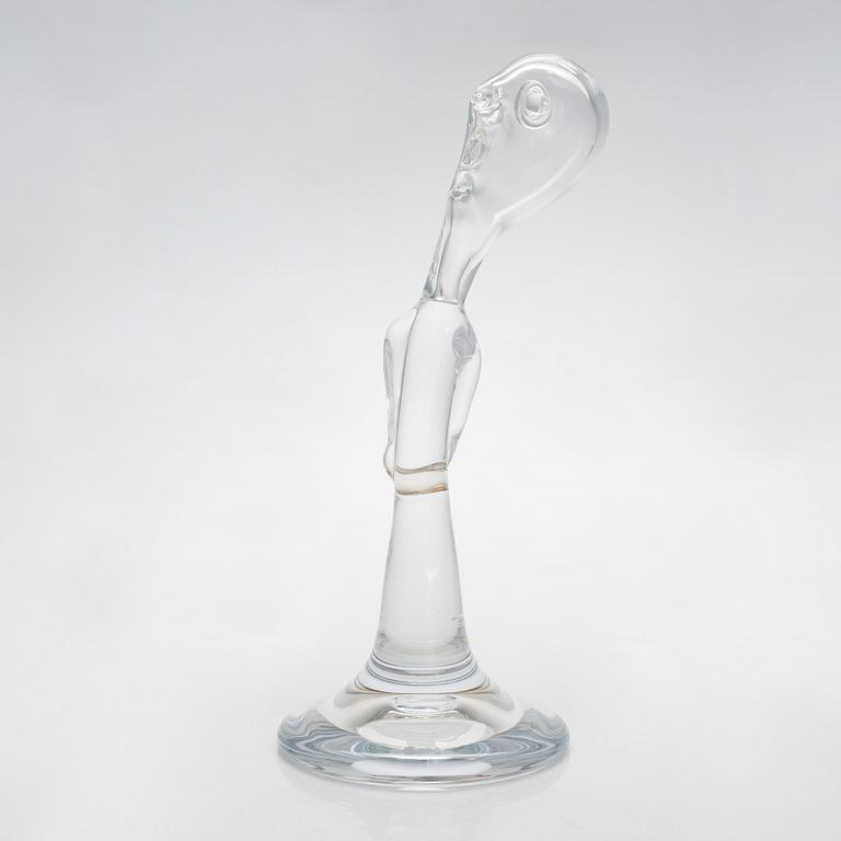 Johannes Rantasalo, a glass sculpture, signed 2008.