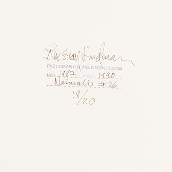 Åke E:son Lindman & Sven Westerlund, portfolio, 2 + 2 photos, signed 18/20.