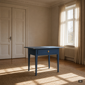 Table, Gustavian style, second half of the 19th century.
