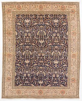 Rug, Tabatabaei/Tabriz, semi-antique, approximately 361 x 288 cm.