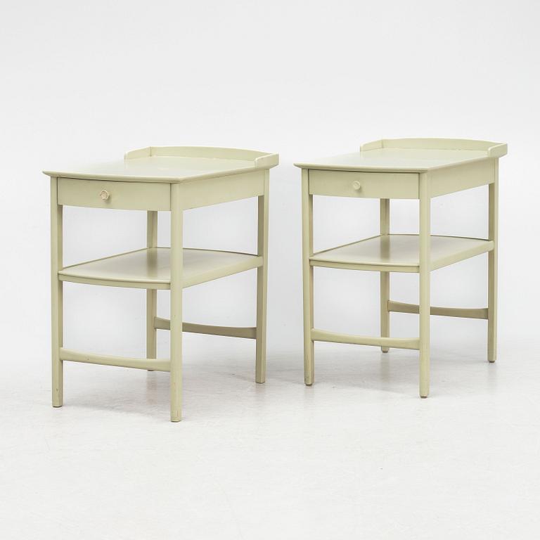 Carl Malmsten, sängbord, ett par, "Birgitta", Bodafors, 1900-talets andra hälft.