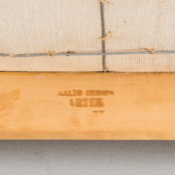 A mid-20th century open armchair model 36/401 for Artek, Finland.