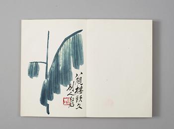 Book with 22 woodcuts in colours, "Qi Baishi hua ji, published Rong Bao Zhai xin ji, Beijing 1952. 32 x 22 cm.