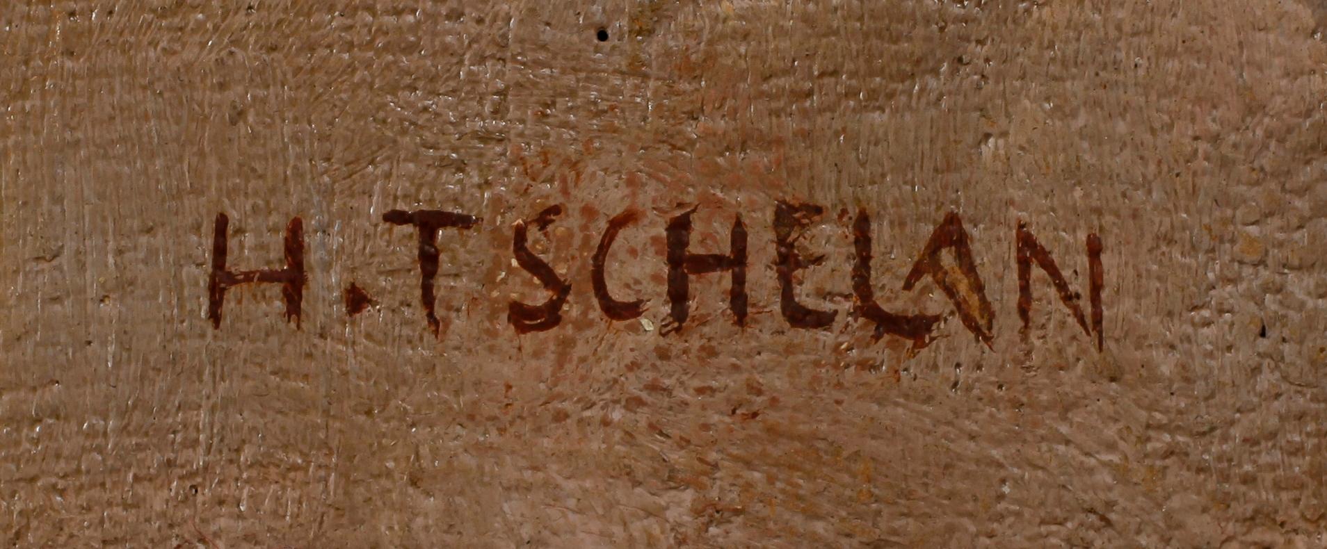 HANS TSCHELAN, olja på duk, signerad.