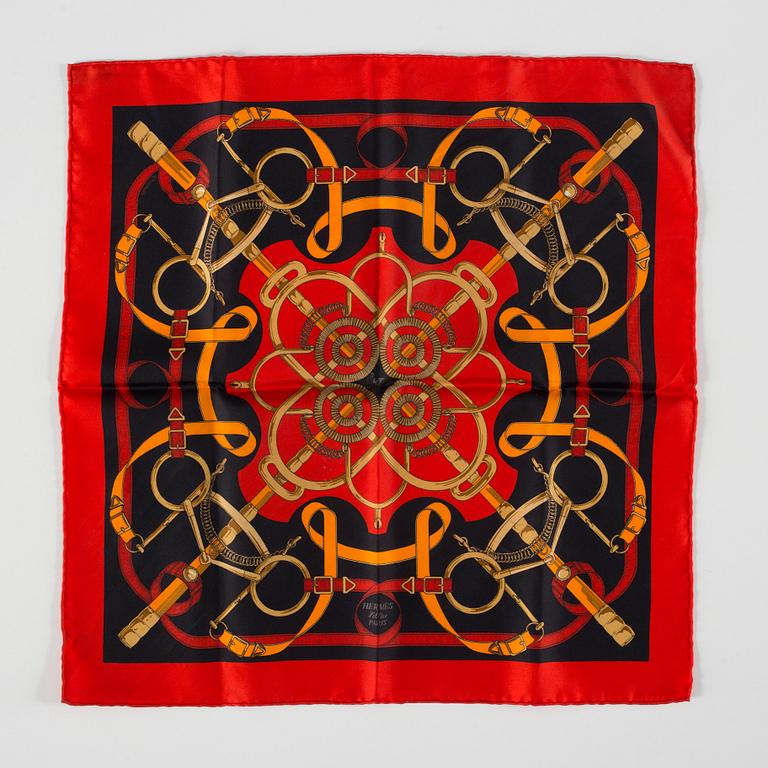 POCHETTE / NÄSDUK, Hermès, "Eperon d´or".