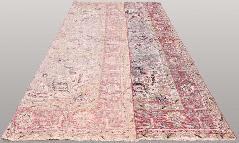 A carpet, oriental, 381 x 288 cm.