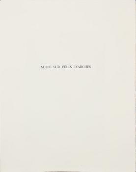 ROBERTO MATTA, 6 st, färgetsningar, signerade och numrerade 96/100.