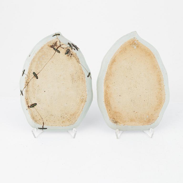 A Chinese blue and white service, 22 parts, Qing dynasty, 19th century.