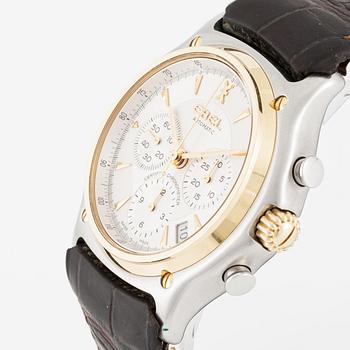 Ebel, 1911, kronograf, wristwatch, 40 mm.