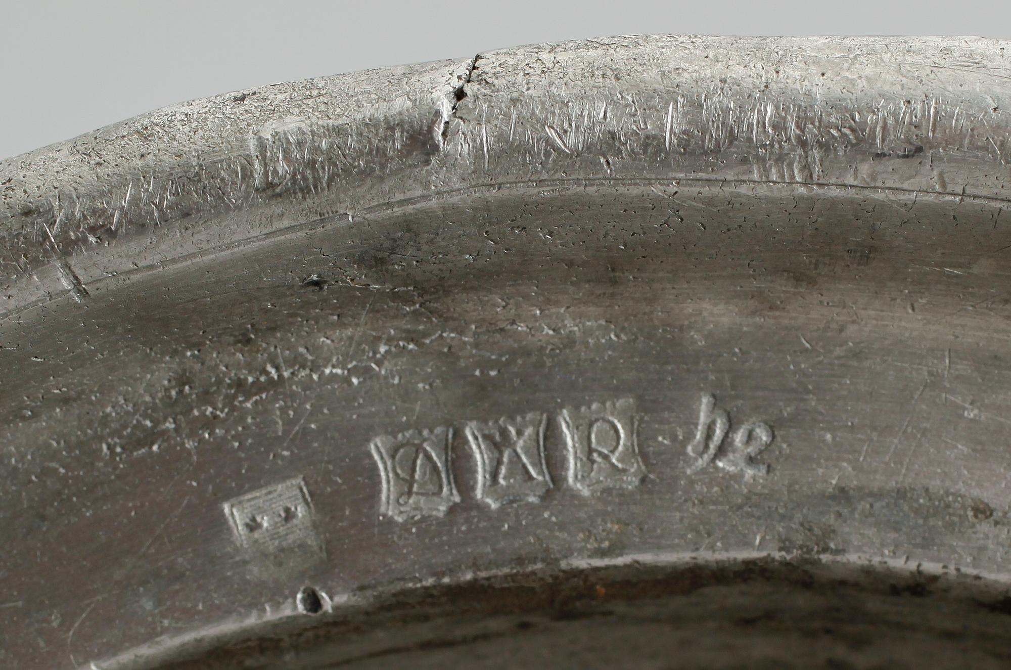 TENNFÖREMÅL, 3 delar, Finland, sannolikt 1780/1790.