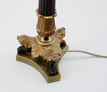 BORDSLAMPA, empirestil, 1800-talets andra hälft.
