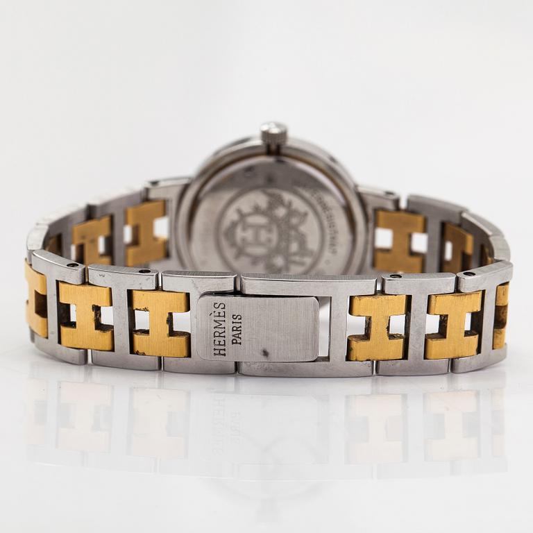 Hermès, Clipper, wristwatch, 24 mm.
