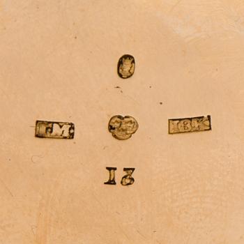 TASKUKELLO, Lundström Stockholm, 18K kultaa. 1815.