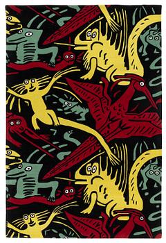 119. Carl Johan De Geer, a carpet, "Monster Subtil", hand tufted, c 242 x 162 cm, signed and numbered 1/25.