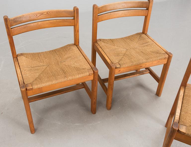 STOLAR, 4 st, ur serien Asserbo, Börge Mogensen, Karl Andersson & Söner, 1900-talets andra hälft.