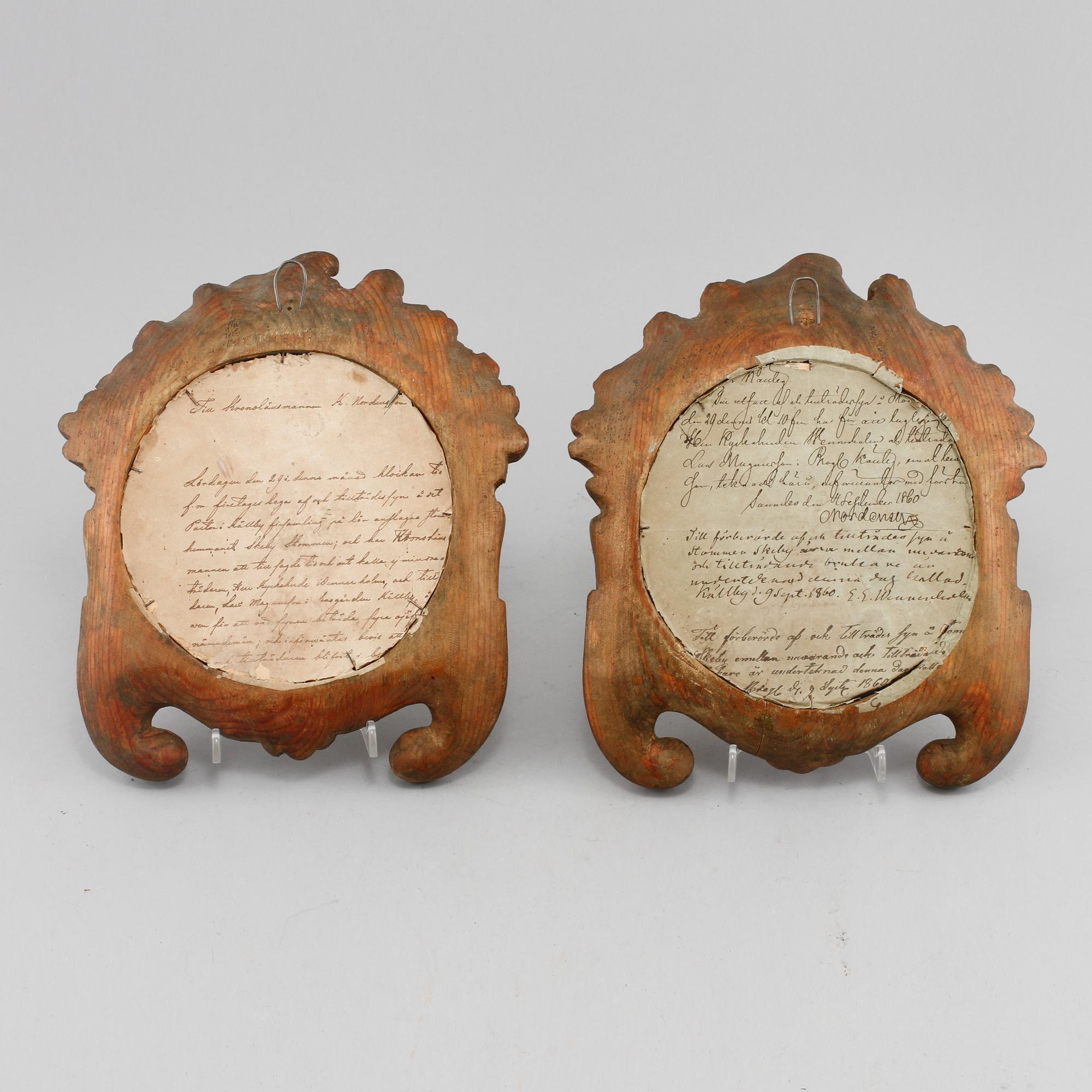 SPEGLAR, ett par, 1900-talets första del.