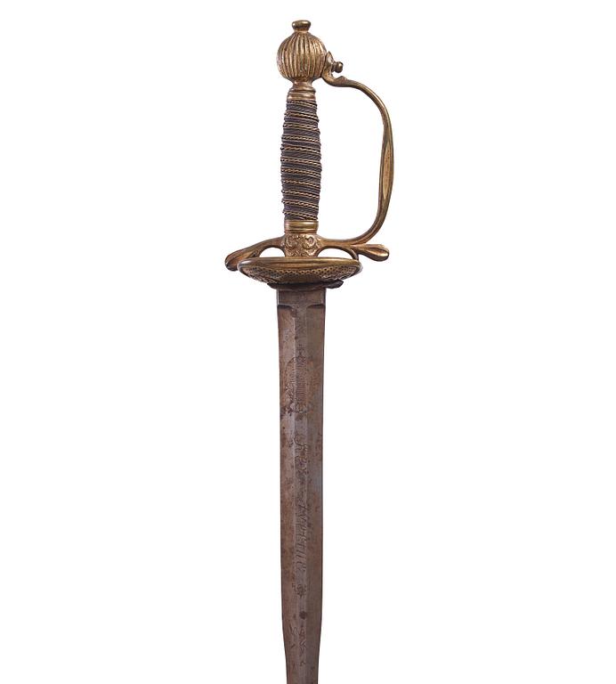 A Swedish infantry officer's sword from around the year 1800.