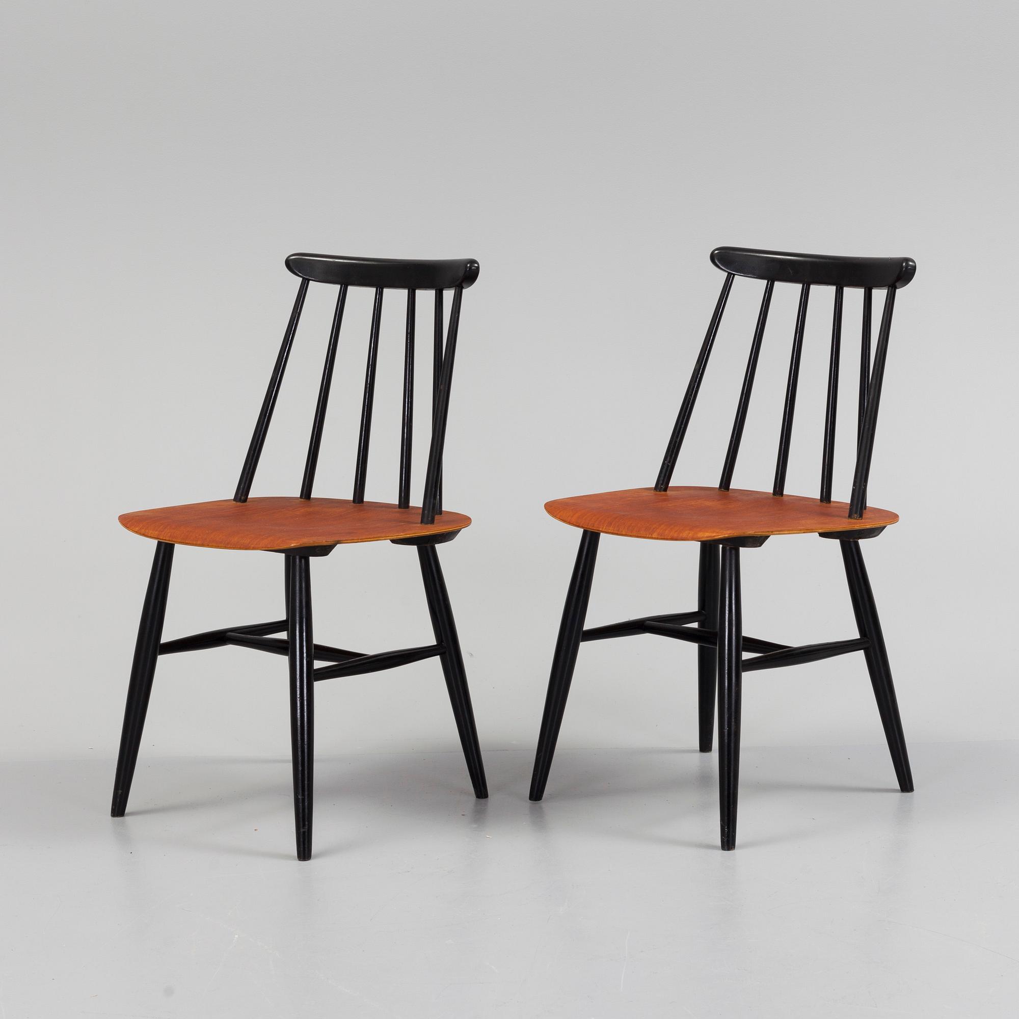 ILMARI TAPIOVAARA, stolar, ett par, Fanett, Edsbyverken, 1900-talets andra hälft.