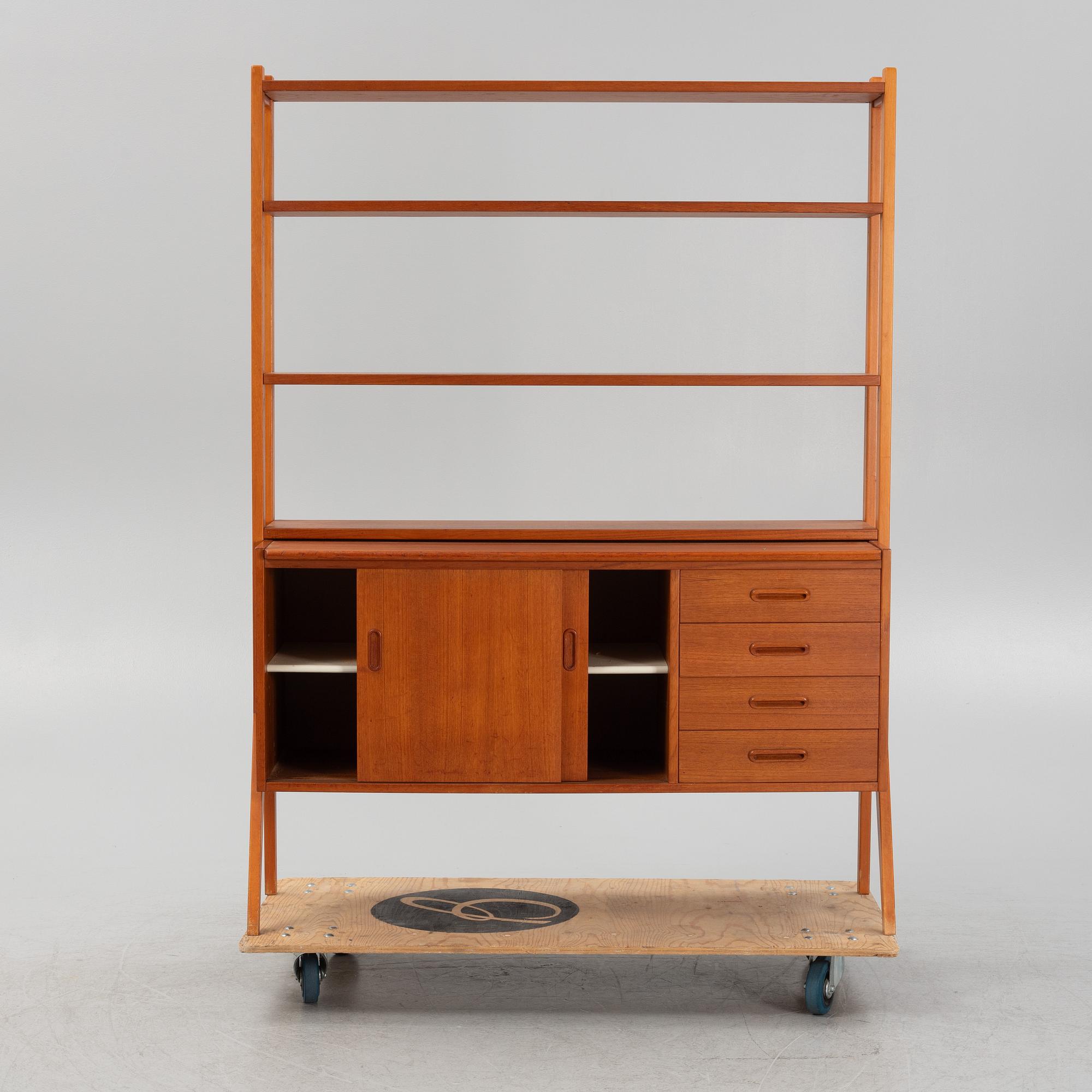 A bookcase, 1950's/60's.