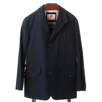 340. CONELIANI, a navy blue cotton jacket.