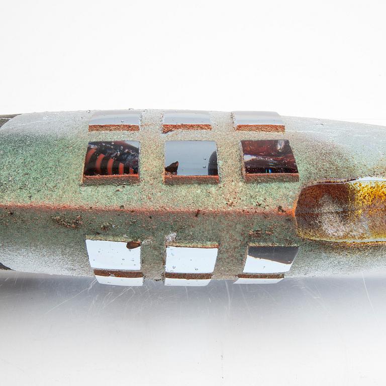 Bertil Vallien, a signed Unique boat sculpture.