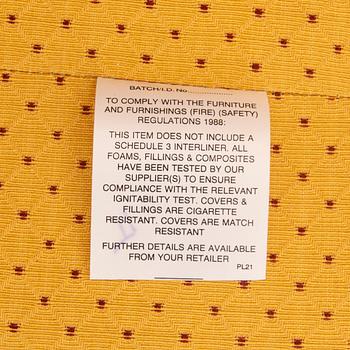 A pair of easy chairs mid 1900s/later part.