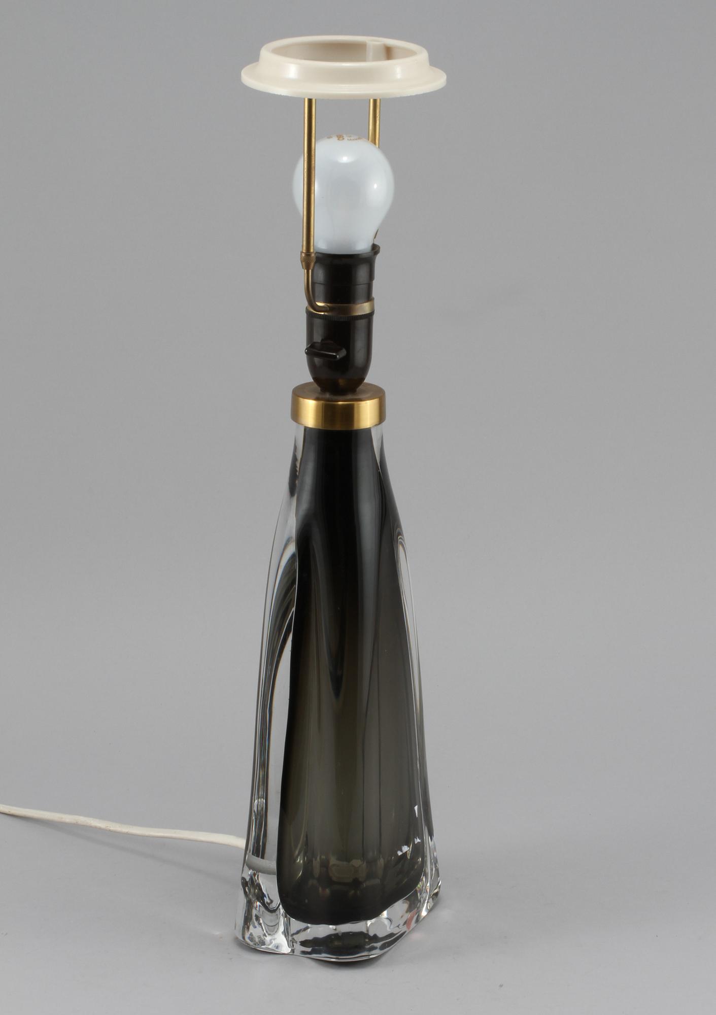 BORDSLAMPA, Carl Fagerlund, Orrefors, 1900-talets andra hälft.