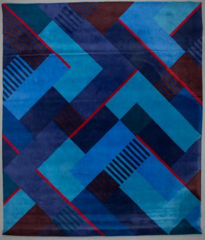 BERIT WOELFER, Matta, "Handtillverkad golvmatta", handtuftad, ca 392 x 336,5 cm,