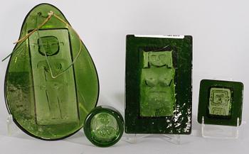 PARTI GLAS, 4 st, Erik Höglund, 1960-70-tal.