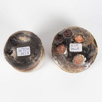 Kim Holm, bowl and lidded bowl, Denmark, circa 2000.