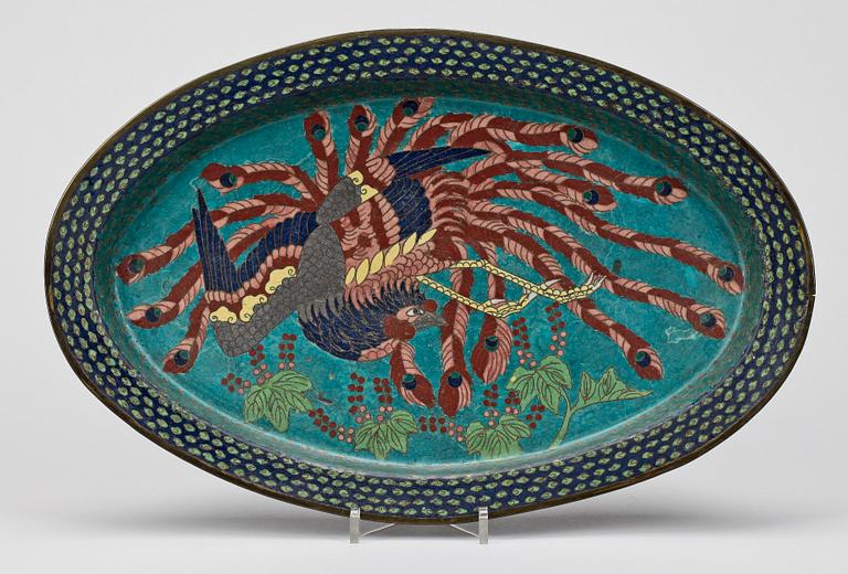 FAT,cloisonné, Meiji, Japan.